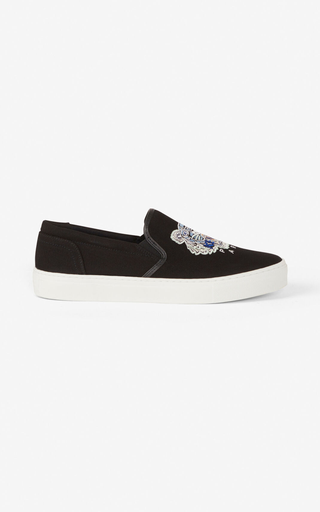 Kenzo K Skate Tiger laceless Moška Superge Črna SI-6766393